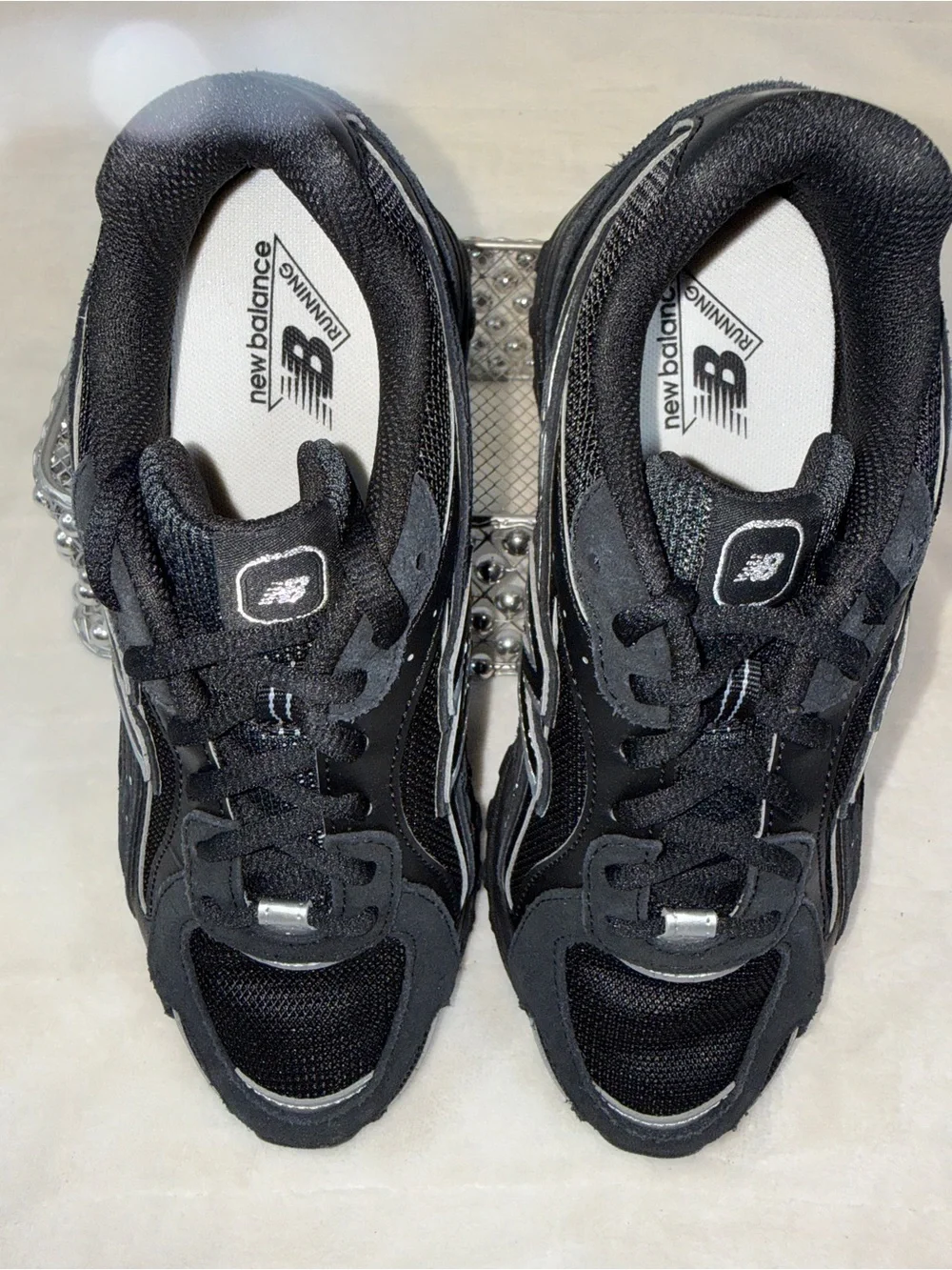New Balance 204L Lace Black Grey Sz 5.5Y/7W G204L2PR 🖤✨